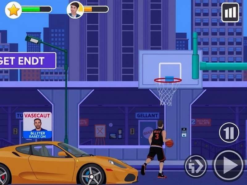 Urban Basket Ace Deluxe Gameplay Screenshot